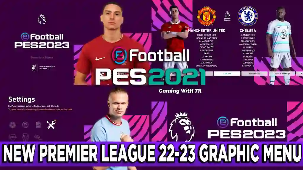 PES 2021 Menu Premier League 2022/2023 by PESNewupdate ~