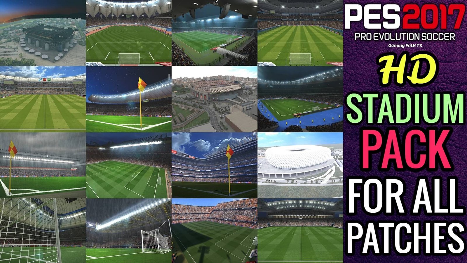 PES 2017 NEW STADIUM UPDATE 2023 - PES 2017 Gaming WitH TR