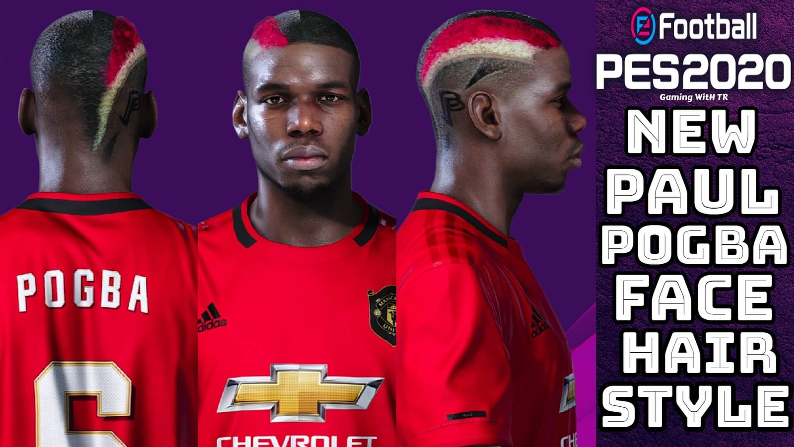 PES 2020  NEW PAUL POGBA FACE & HAIRSTYLE  Gaming WitH TR