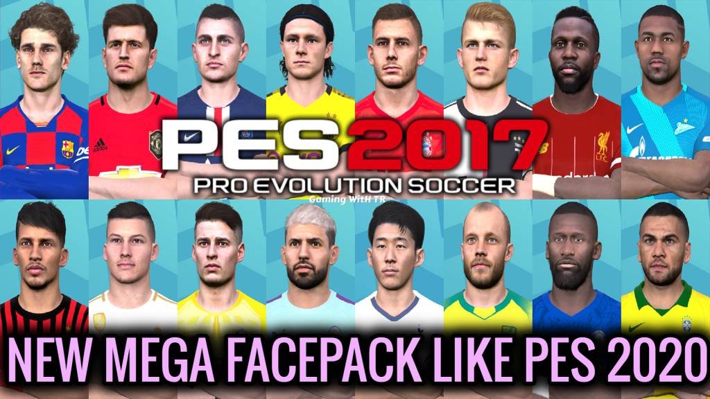 PES 2017 | NEW MEGA FACEPACK LIKE PES 2020