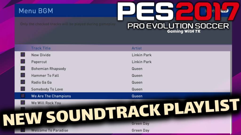 PES 2017 | NEW SOUNDTRACK PLAYLIST