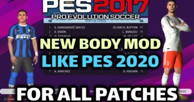 PES 2017 | NEW BODY MOD LIKE PES 2020 FOR ALL PATCHES