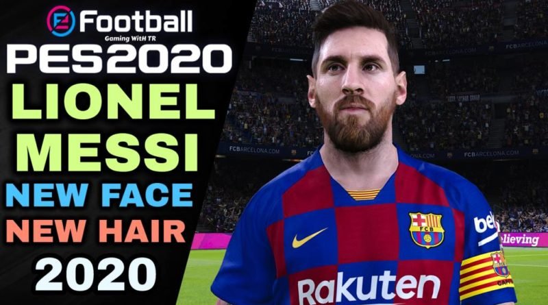 PES 2020 | LIONEL MESSI | NEW FACE & NEW HAIR 2020 | DOWNLOAD & INSTALL