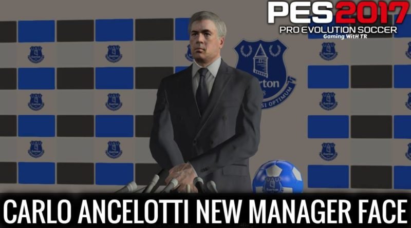 PES 2017 | CARLO ANCELOTTI | NEW MANAGER FACE | DOWNLOAD & INSTALL