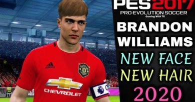 PES 2017 | BRANDON WILLIAMS | NEW FACE & NEW HAIR 2020 | DOWNLOAD & INSTALL