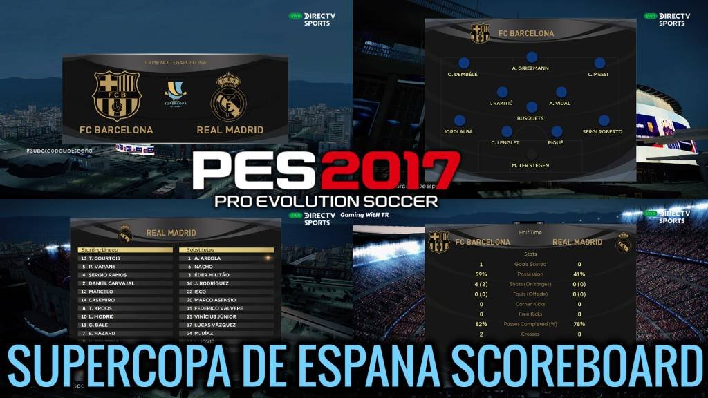 PES 2017 | NEW SCOREBOARD 2020 | SUPERCOPA DE ESPANA | DOWNLOAD & INSTALL