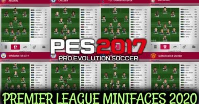 PES 2017 | PREMIER LEAGUE MINIFACES 2020 FOR ALL TEAMS | DOWNLOAD & INSTALL