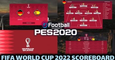 PES 2020 | NEW SCOREBOARD FIFA WORLD CUP 2022 | DOWNLOAD & INSTALL