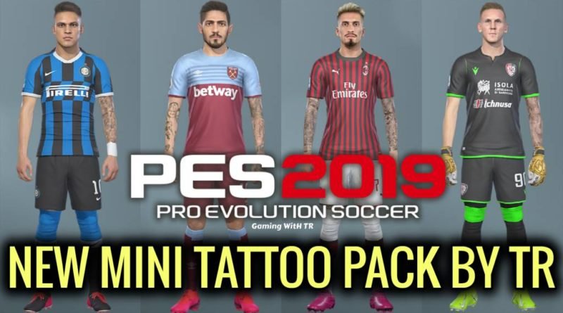 PES 2019 | NEW MINI TATTOO PACK BY TR | DOWNLOAD & INSTALL