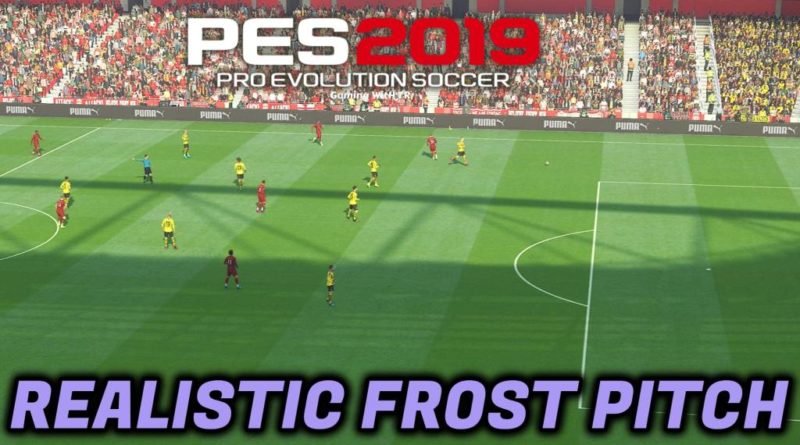 PES 2019 | REALISTIC TURF FROST PITCH | DOWNLOAD & INSTALL
