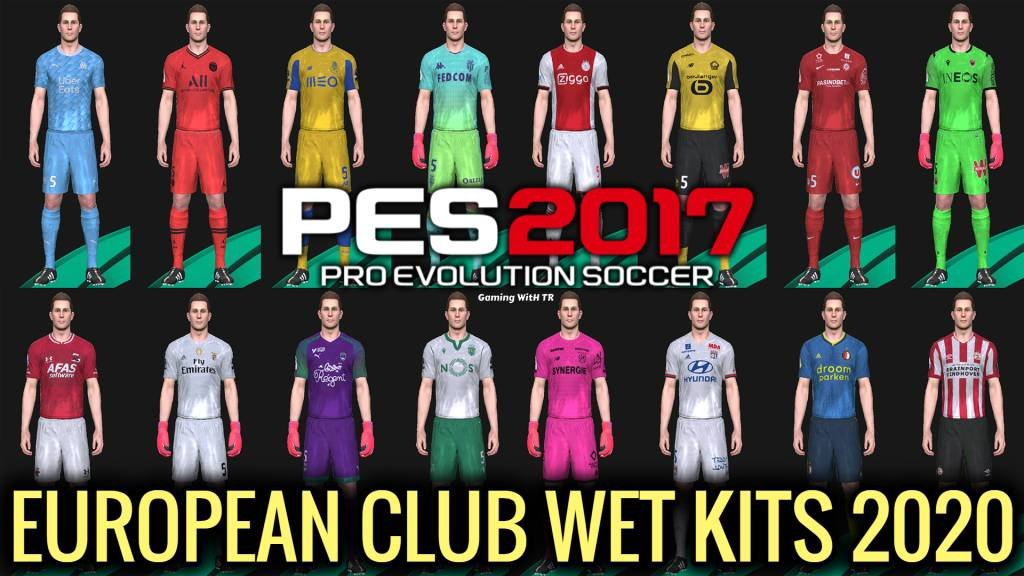 PES 2017 | EUROPEAN CLUB WET KITS 2020 | CPK VERSION | DOWNLOAD & INSTALL