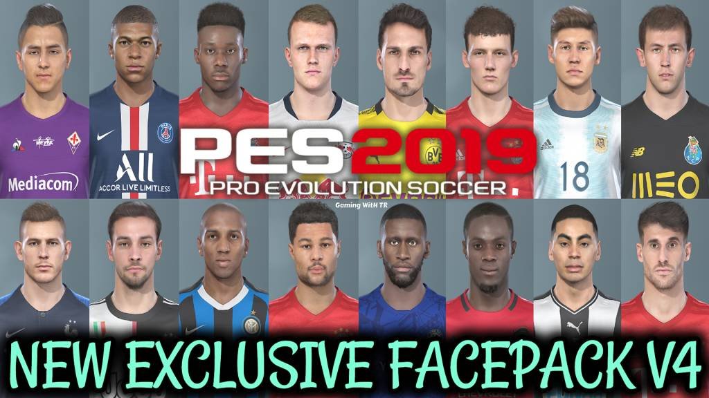 PES 2019 | NEW EXCLUSIVE FACEPACK V4 | DOWNLOAD & INSTALL