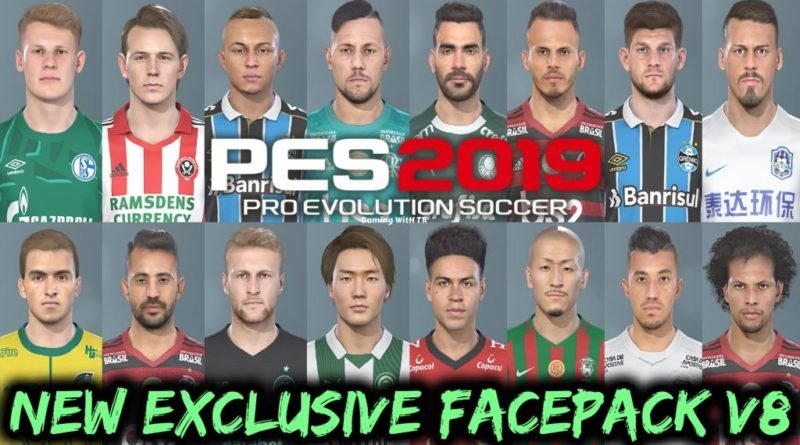 PES 2019 | NEW EXCLUSIVE FACEPACK V8 | DOWNLOAD & INSTALL