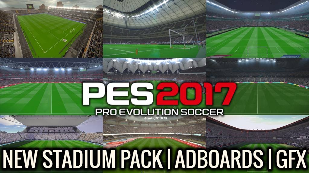 PES 2017 | NEW STADIUM PACK | NEW ADBOARDS | NEW GFX | DOWNLOAD & INSTALL