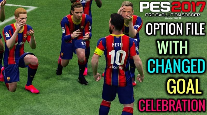 PES 2017 | NEW OPTION FILE WITH CHANGED GOAL CELEBRATION | PROFESSIONALS PATCH | DOWNLOAD & INSTALL