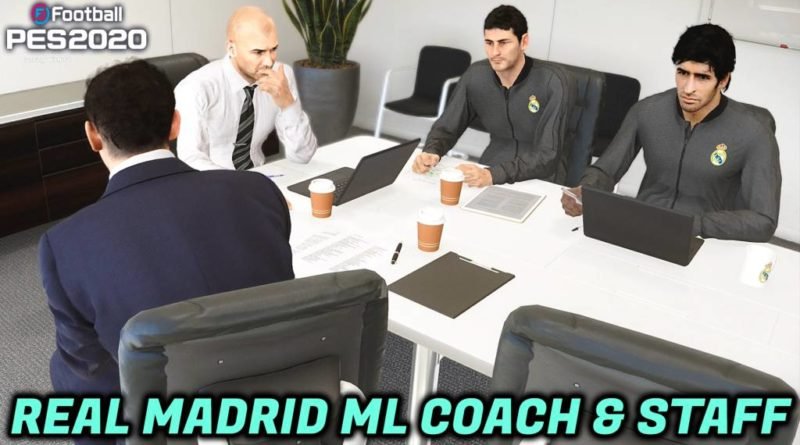 PES 2020 | REAL MADRID ML COACH & STAFF | DOWNLOAD & INSTALL