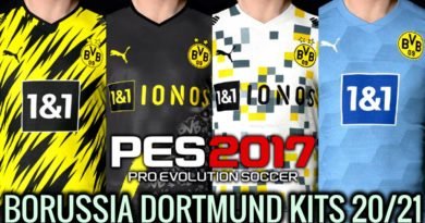 PES 2017 | BORUSSIA DORTMUND KITS 2020/2021 | UNOFFICIAL VERSION | DOWNLOAD & INSTALL