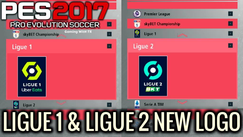 PES 2017 | LIGUE 1 & LIGUE 2 NEW LOGO | DOWNLOAD & INSTALL