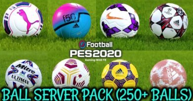 PES 2020 | BALL SERVER PACK | 250+ BALLS | VERSION 12 | DOWNLOAD & INSTALL