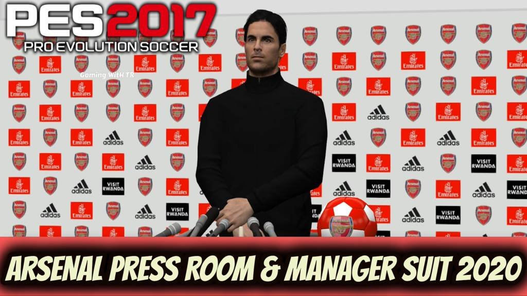 PES 2017 | ARSENAL PRESS ROOM & MANAGER SUIT 2020 | DOWNLOAD & INSTALL