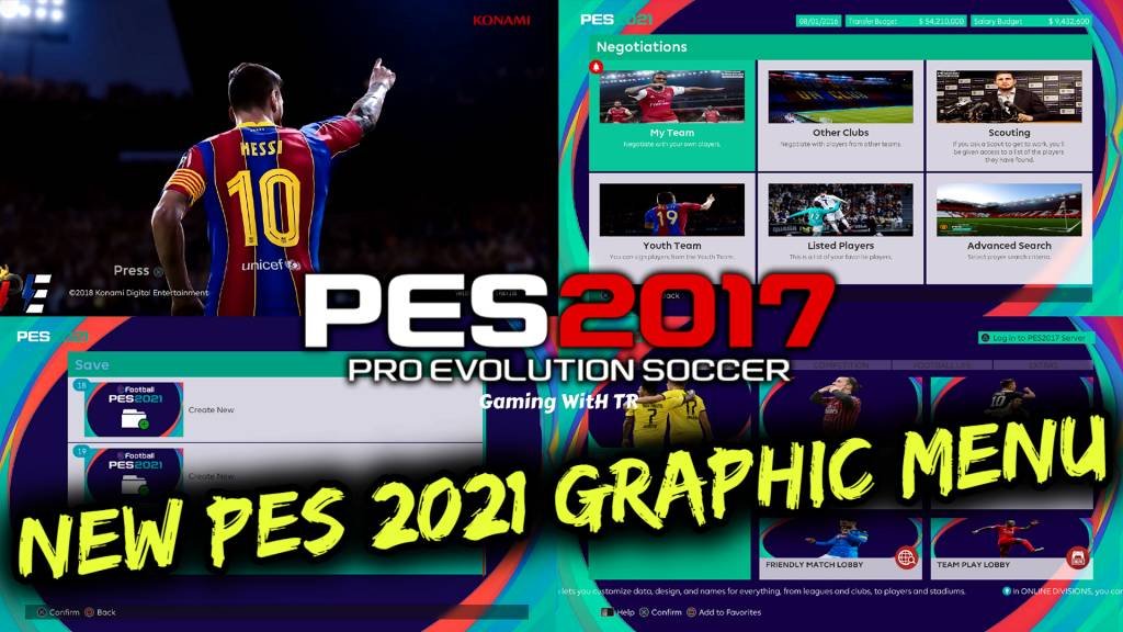 PES 2017 RT Graphic Menu 2021 by Rean Tech ~