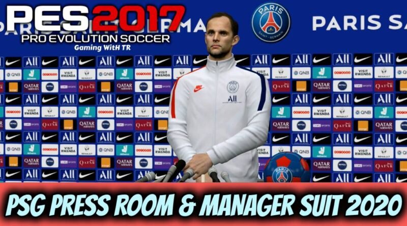 PES 2017 | PSG PRESS ROOM & MANAGER SUIT 2020 | DOWNLOAD & INSTALL