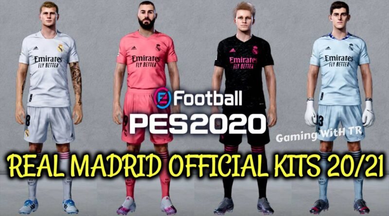 PES 2020 | REAL MADRID | NEW SEASON KITS 2020/2021 | DOWNLOAD & INSTALL