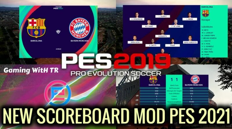 PES 2019 | NEW SCOREBOARD MOD PES 2021 | DOWNLOAD & INSTALL