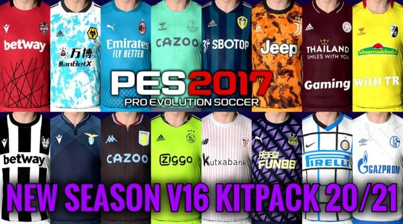 PES 2017 | NEW SEASON KITPACK 2020/2021 | ALL IN ONE V16 | DOWNLOAD & INSTALL