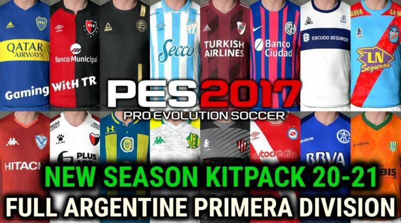 PES 2017 | NEW SEASON KITPACK 20-21 | FULL ARGENTINE PRIMERA DIVISION | DOWNLOAD & INSTALL