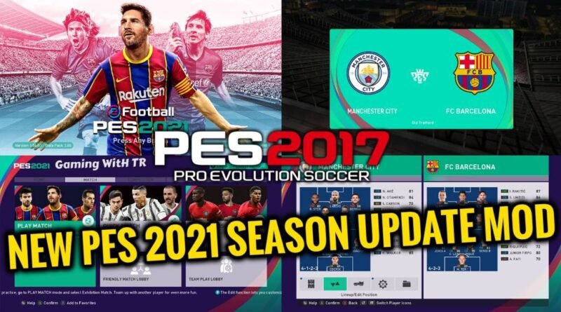 PES 2017 | NEW PES 2021 SEASON UPDATE MOD | DOWNLOAD & INSTALL