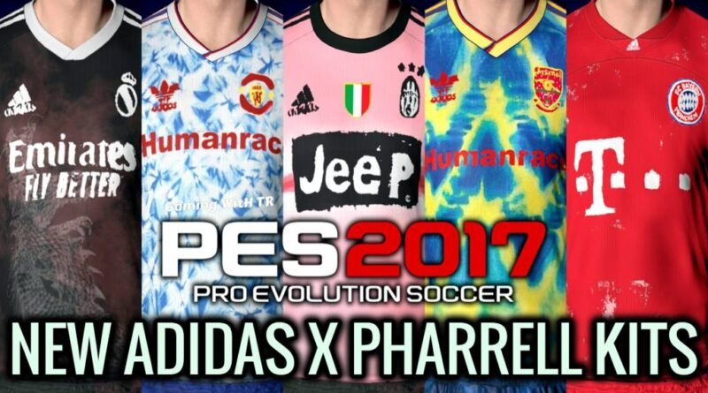 PES 2017 | NEW ADIDAS X PHARRELL | HUMAN RACE FOOTBALL KITS | DOWNLOAD & INSTALL