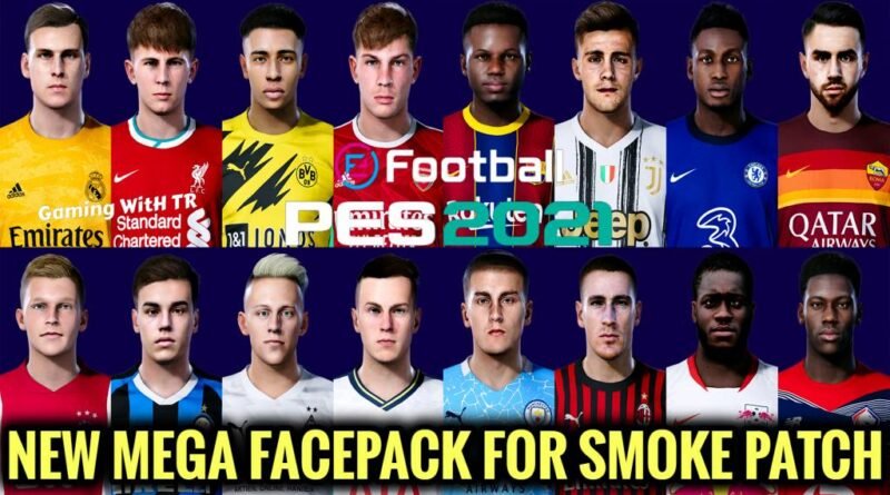 PES 2021 | NEW MEGA FACEPACK FOR SMOKE PATCH | 2707+ FACES | DOWNLOAD & INSTALL