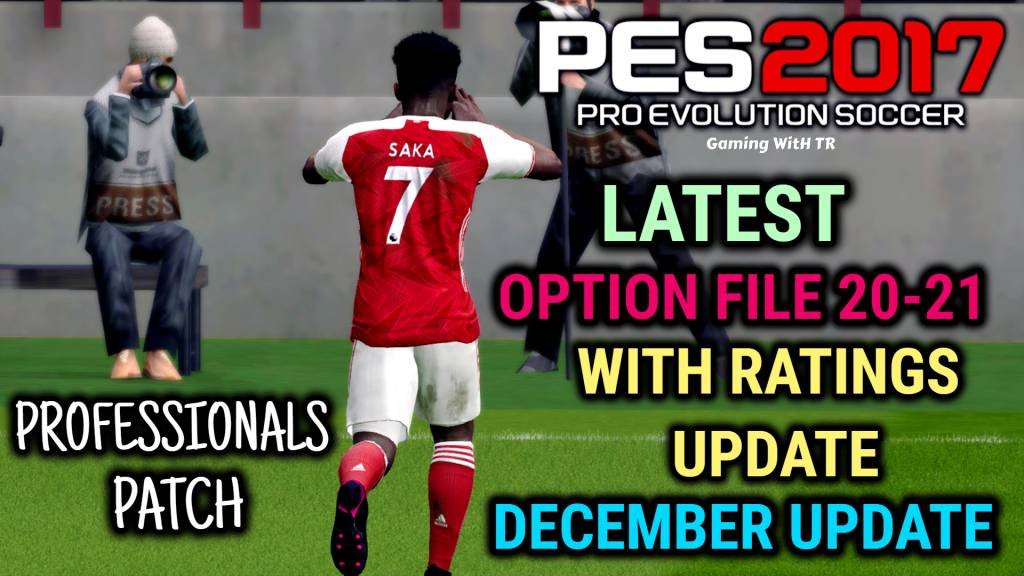 PES 2017 | LATEST OPTION FILE 20-21 WITH RATINGS UPDATE | PROFESSIONALS PATCH | DECEMBER UPDATE | DOWNLOAD & INSTALL