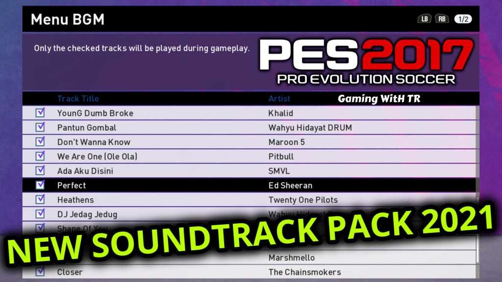 New Soundtrack PES 2017 Update 2023 at Pro Evolution Soccer 2017 Nexus -  Mods and community