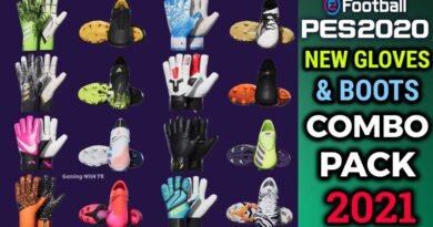 PES 2020 | NEW GLOVES & BOOTS COMBO PACK 2021 BY TISERA09 | DOWNLOAD & INSTALL