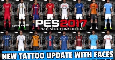 PES 2017 | NEW TATTOO UPDATE WITH FACES | DOWNLOAD & INSTALL