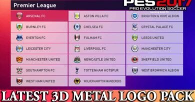 PES 2017 | LATEST 3D METAL LOGO PACK | DOWNLOAD & INSTALL