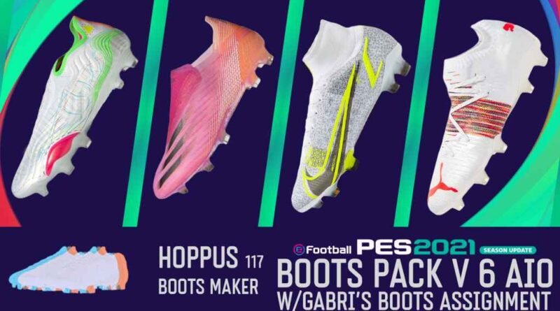 eFootball PES 2021 SEASON UPDATE BOOTS PACK V6 BY Hoppus 117