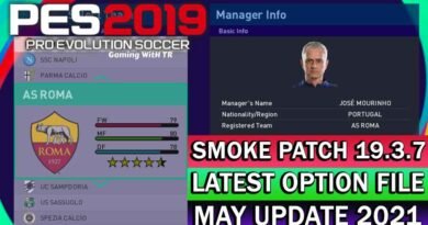 PES 2019 | LATEST OPTION FILE 2021 | SMOKE PATCH 19.3.7 | MAY UPDATE UNOFFICIAL | DOWNLOAD & INSTALL