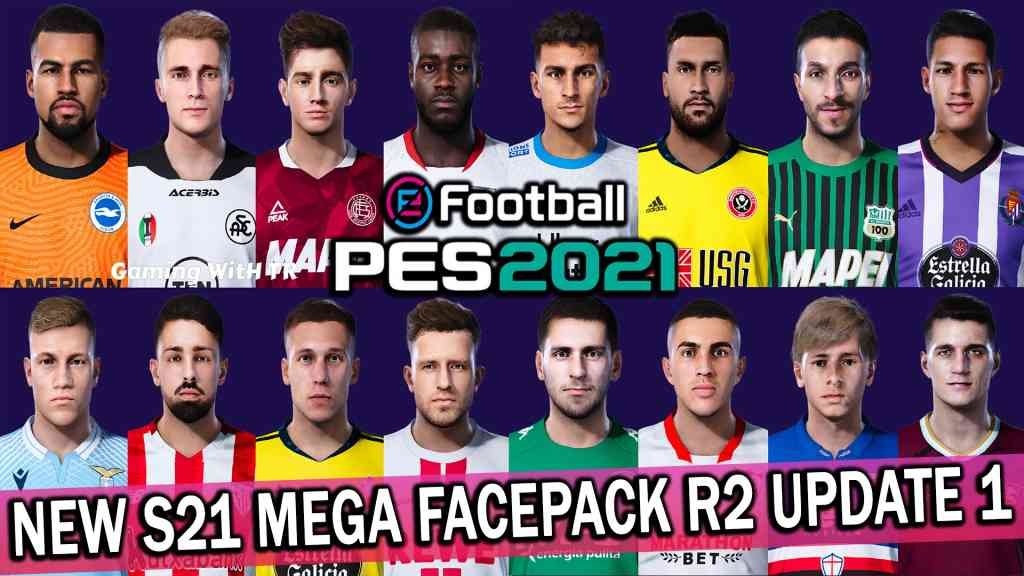 PES 2021 | NEW S21 MEGA FACEPACK R2 UPDATE 1 | 512 FACES - PES 2021