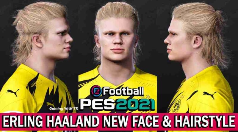 PES 2021 ERLING HAALAND NEW FACE & HAIRSTYLE