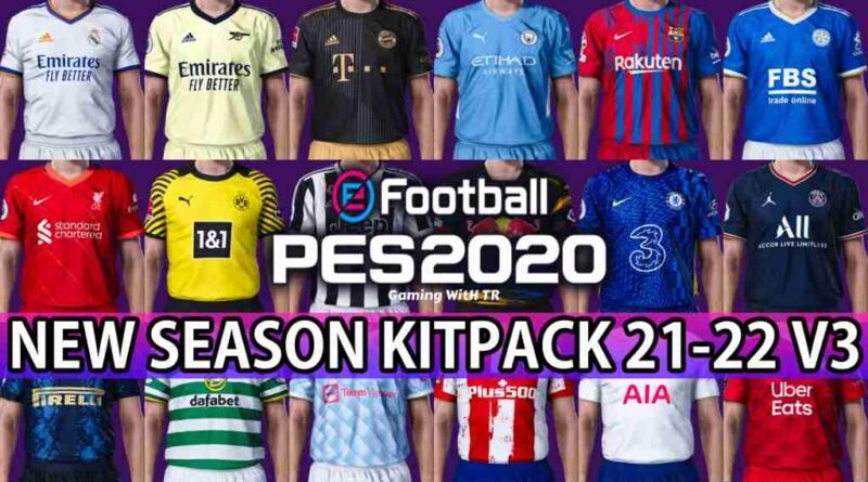 PES 2020 NEW SEASON KITPACK 21-22 V3 FOR SMOKE PATCH