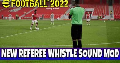 EFOOTBALL 2022 NEW REFEREE WHISTLE SOUND MOD
