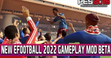 PES 2019 NEW EFOOTBALL 2022 GAMEPLAY MOD BETA