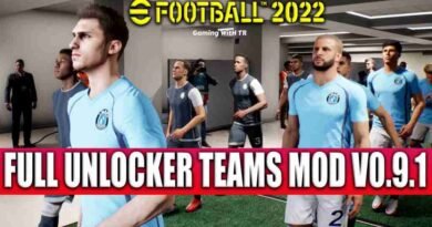 EFOOTBALL 2022 FULL UNLOCKER TEAMS MOD FOR EXHIBITION MATCH V0.9.1