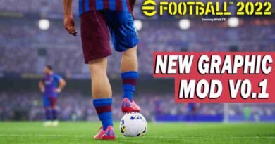 EFOOTBALL 2022 NEW GRAPHIC MOD V0.1