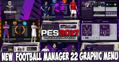 PES 2017 NEW EFOOTBALL X FOOTBALL MANAGER 22 GRAPHIC MENU