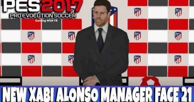 PES 2017 NEW XABI ALONSO MANAGER FACE 2021