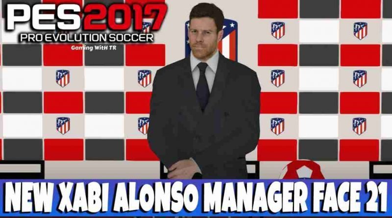 PES 2017 NEW XABI ALONSO MANAGER FACE 2021